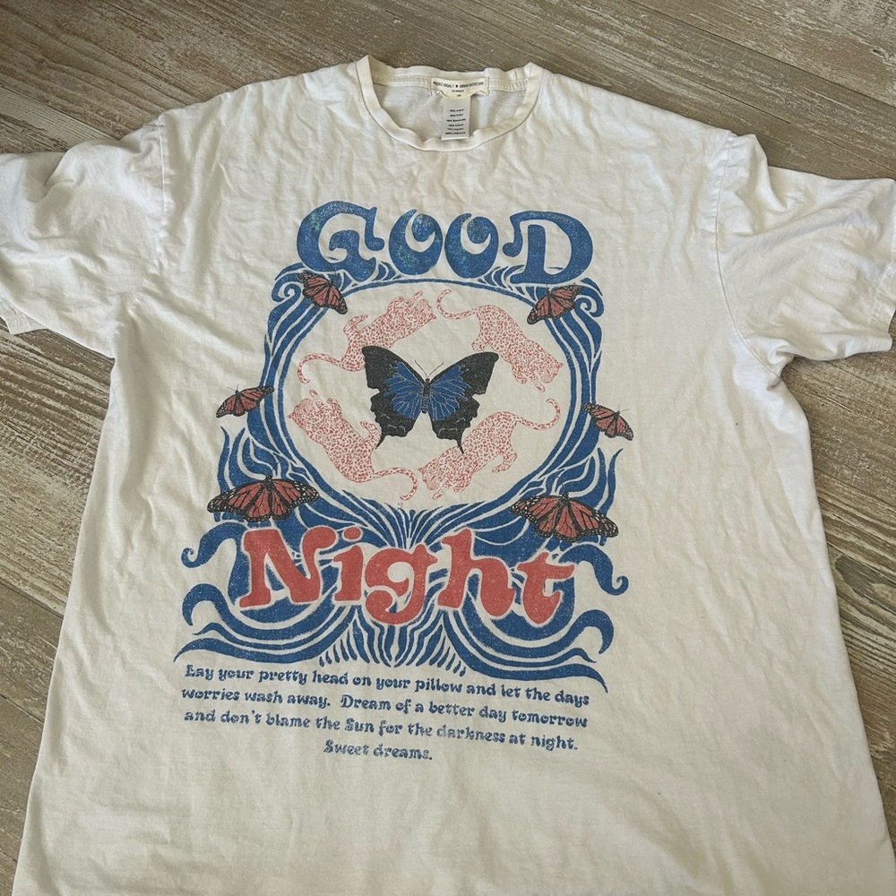 Urban outfitters good night oversized tee